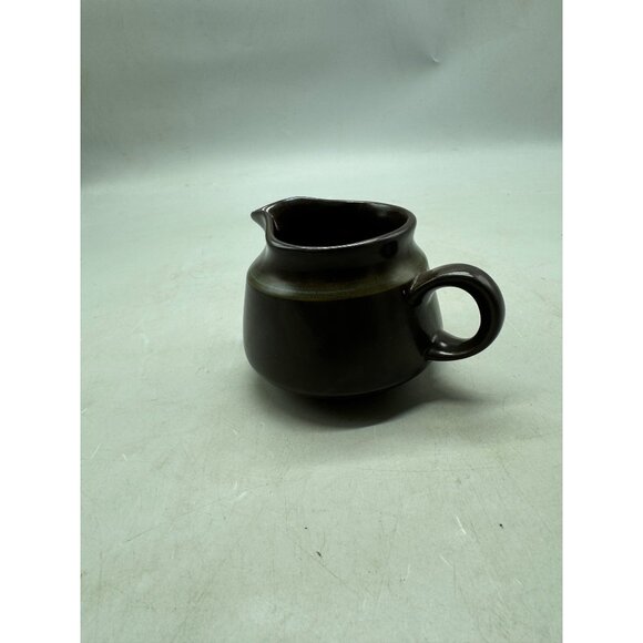 Vintage Franciscan Madeira Dark Brown Ceramic Creamer Pitcher handle Spout READ - Picture 2 of 6